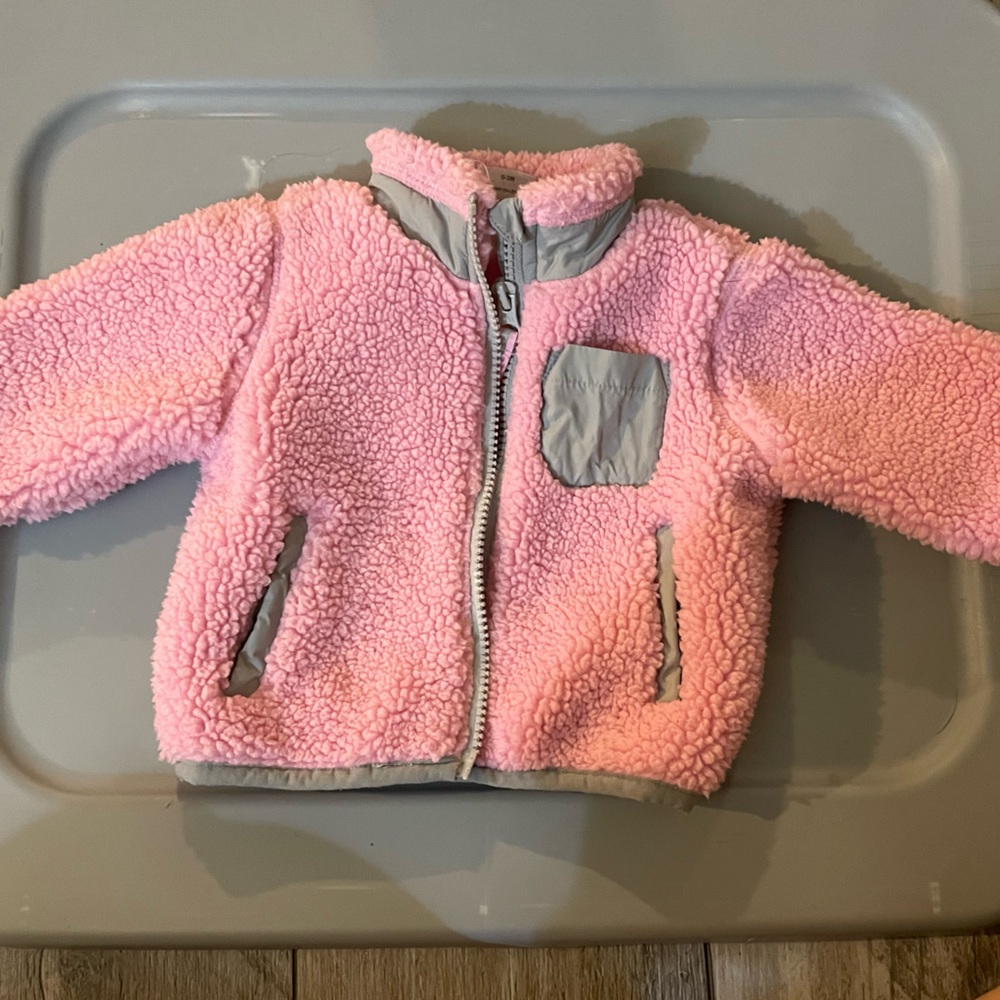 Pink baby jacket